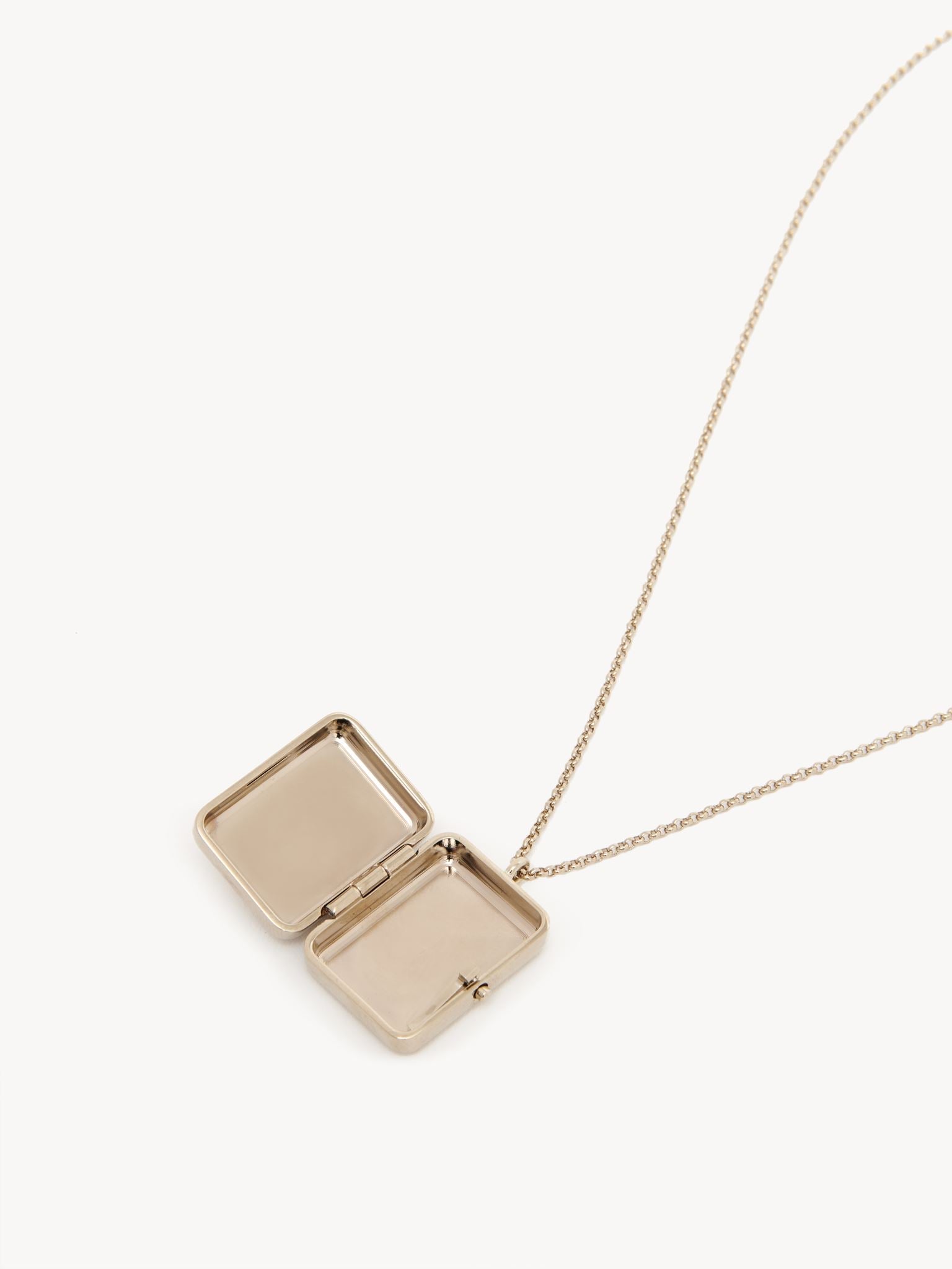 Collier Ninna en laiton - Gold & Red