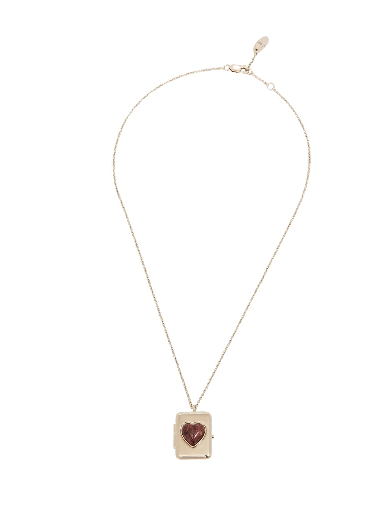 Collier Ninna en laiton - Gold & Red