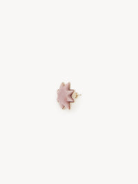 Boucles d'oreilles Oryon en laiton - Creamy Pink