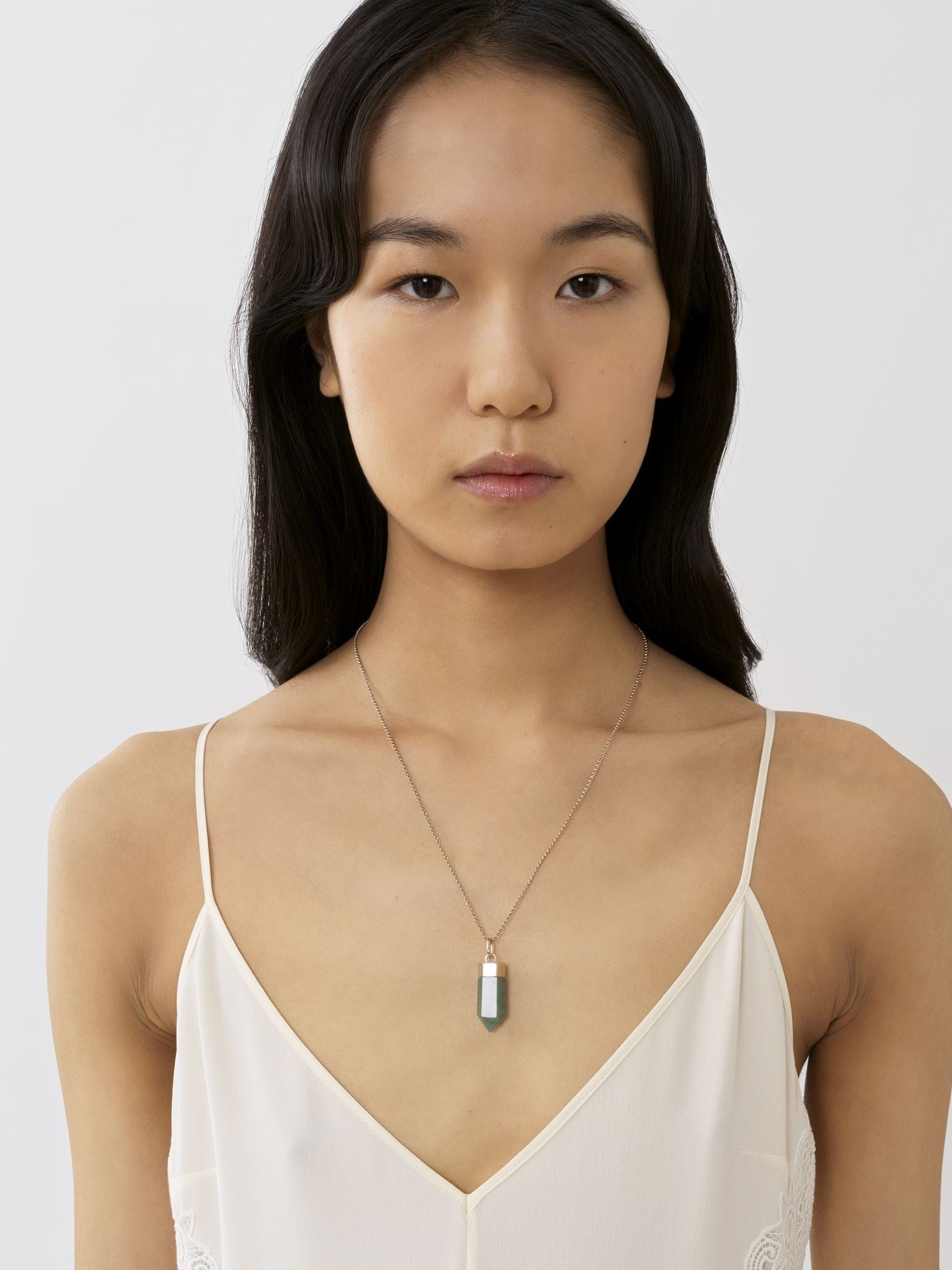 Collier Jemma avec pierre semi-préçieuse - Couleur Or