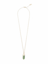 Collier Jemma avec pierre semi-préçieuse - Couleur Or