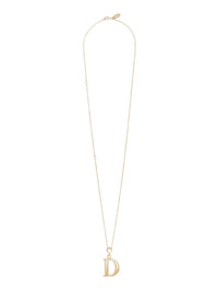 Collier Alphabet en laiton - Gold D