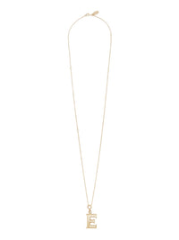 Collier Alphabet en laiton - Gold E