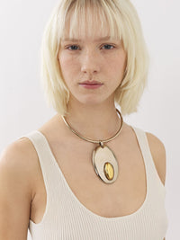Collier Otho en laiton - Couleur Or