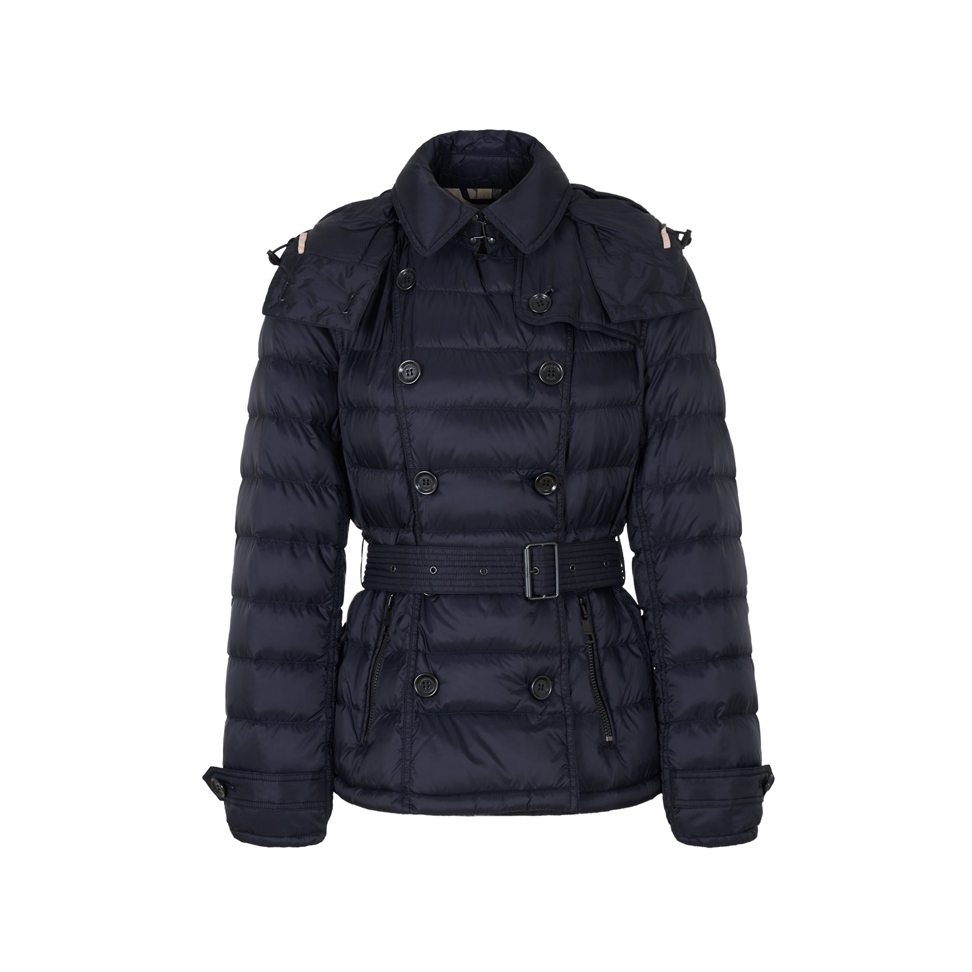 Trench-coat court rembourré en duvet - Ink