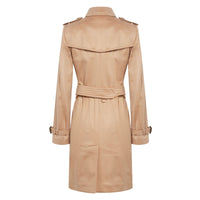 Trench-coat en cachemire à coupe Kensington - Camel