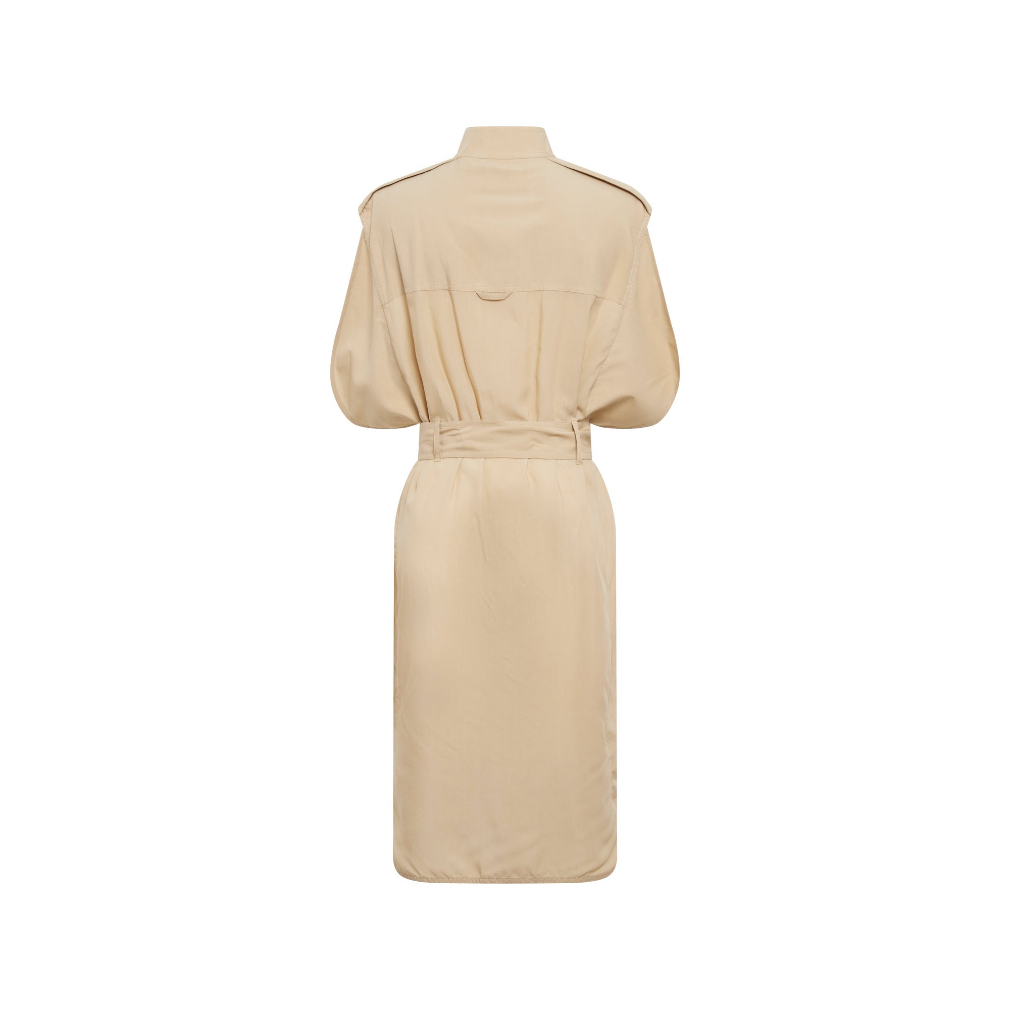 Robe chemise ceinturée - Soft Fawn