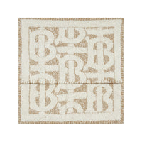 Housse de coussin texturé en cachemire - Archive Beige