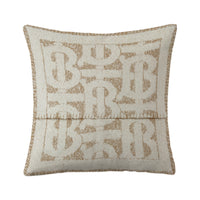 Housse de coussin texturé en cachemire - Archive Beige
