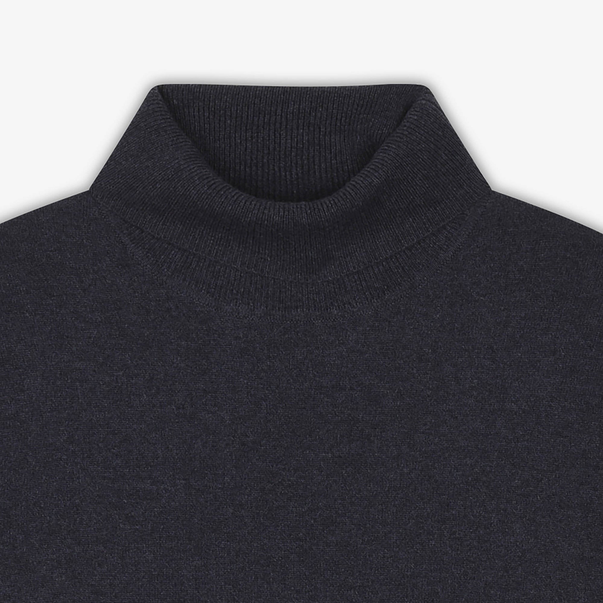 Pull à col roulé en cachemire - Heather Blue
