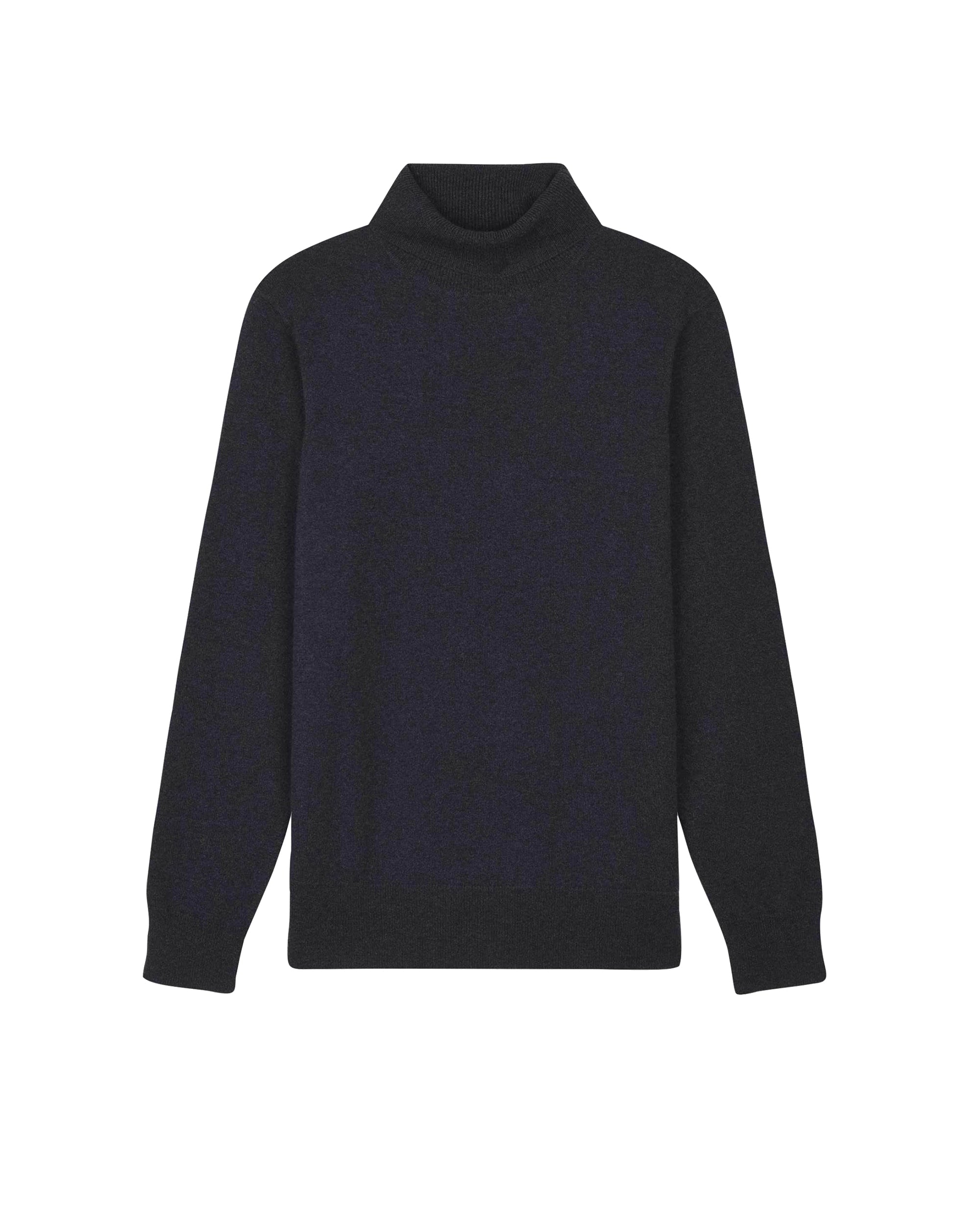 Pull à col roulé en cachemire - Heather Blue