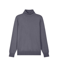 Pull à col roulé en cachemire - Blue-Gray