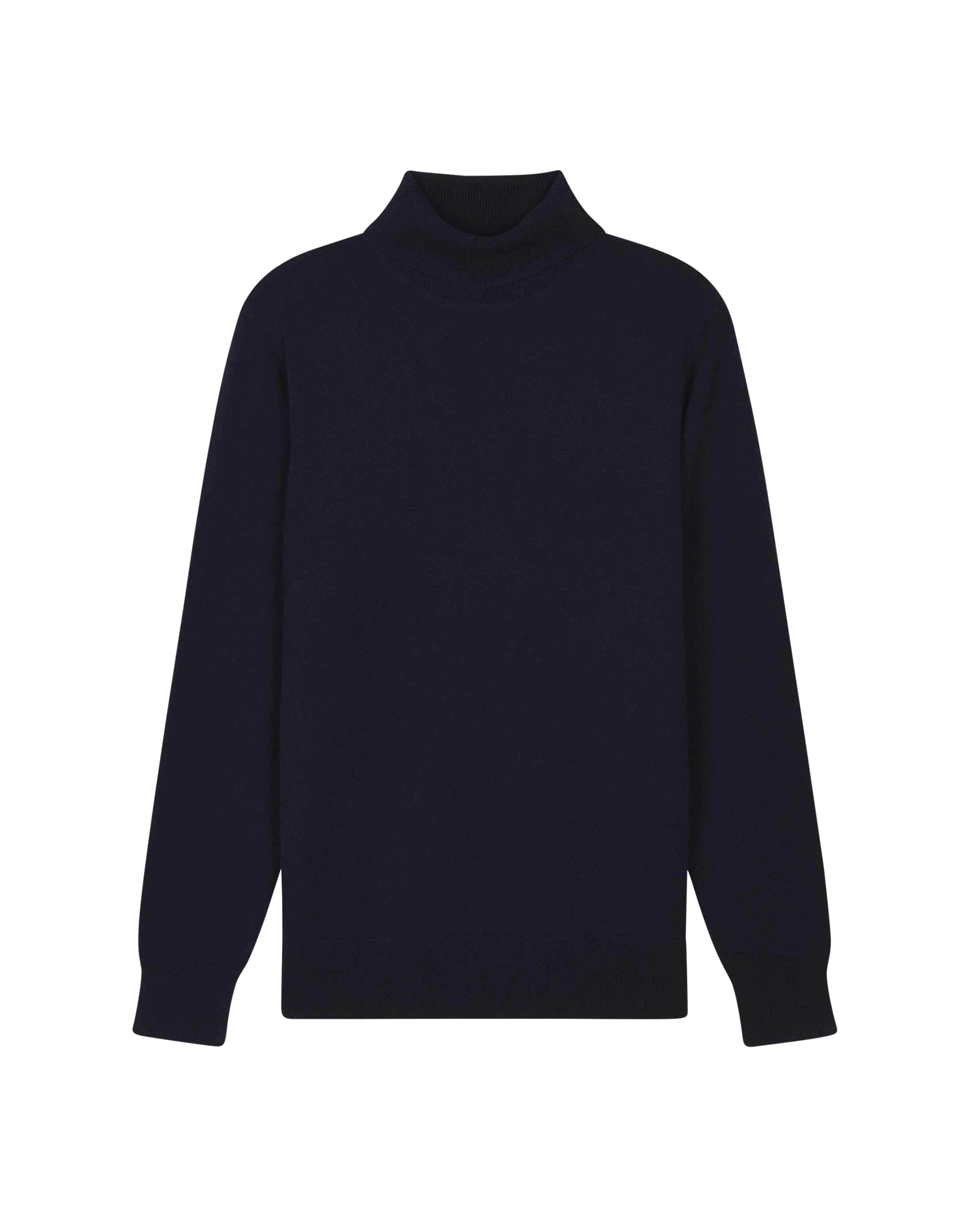 Pull à col roulé en cachemire - Navy
