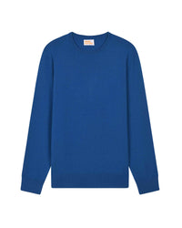 Pull léger à col rond en cachemire - English Blue
