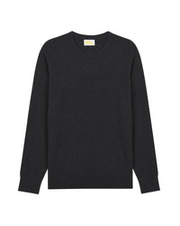 Pull léger à col rond en cachemire - Heather Blue