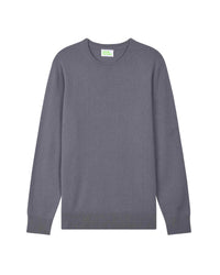 Pull léger à col rond en cachemire - Blue-Gray