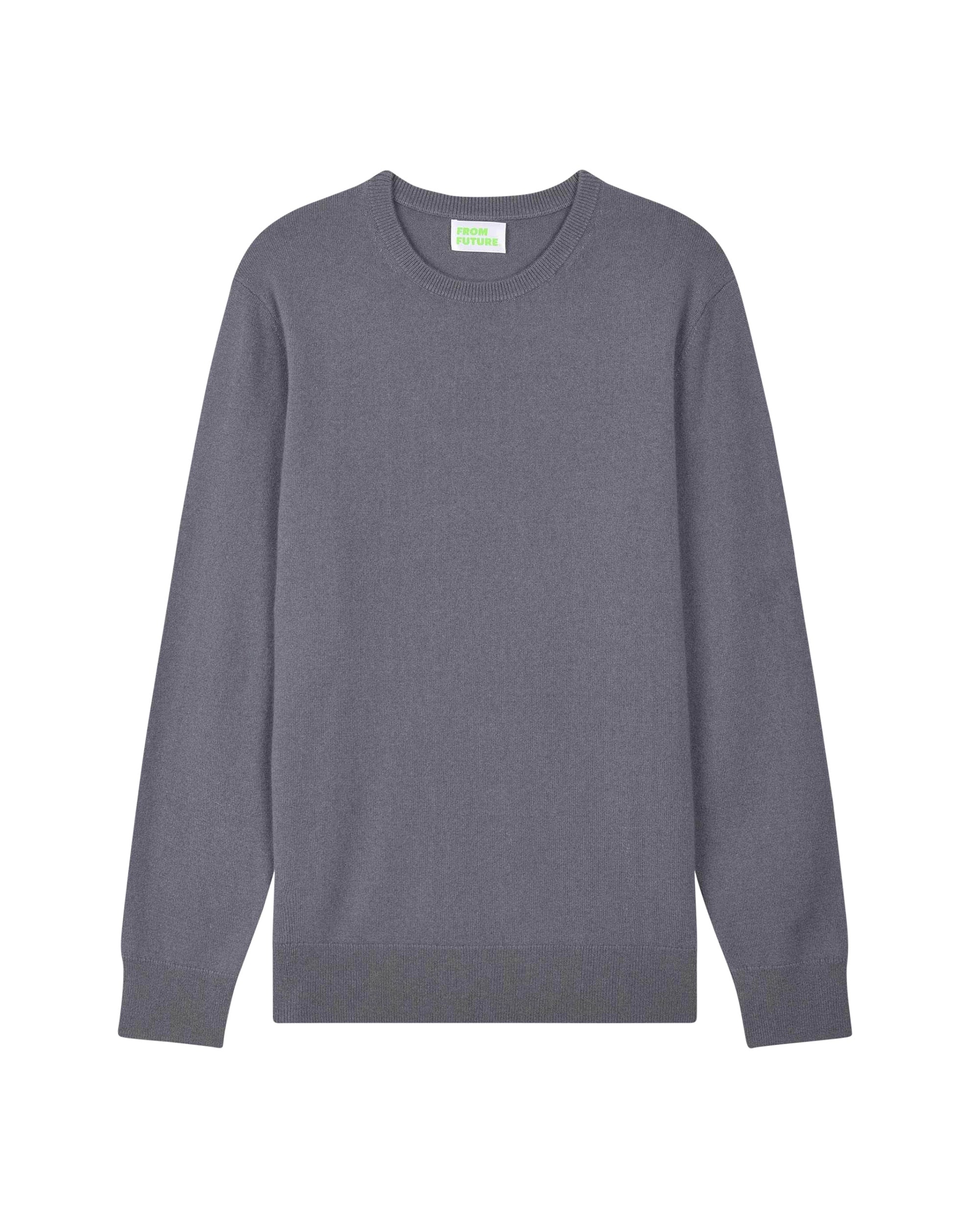Pull léger à col rond en cachemire - Blue-Gray