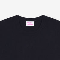 Pull léger à col rond en cachemire - Navy