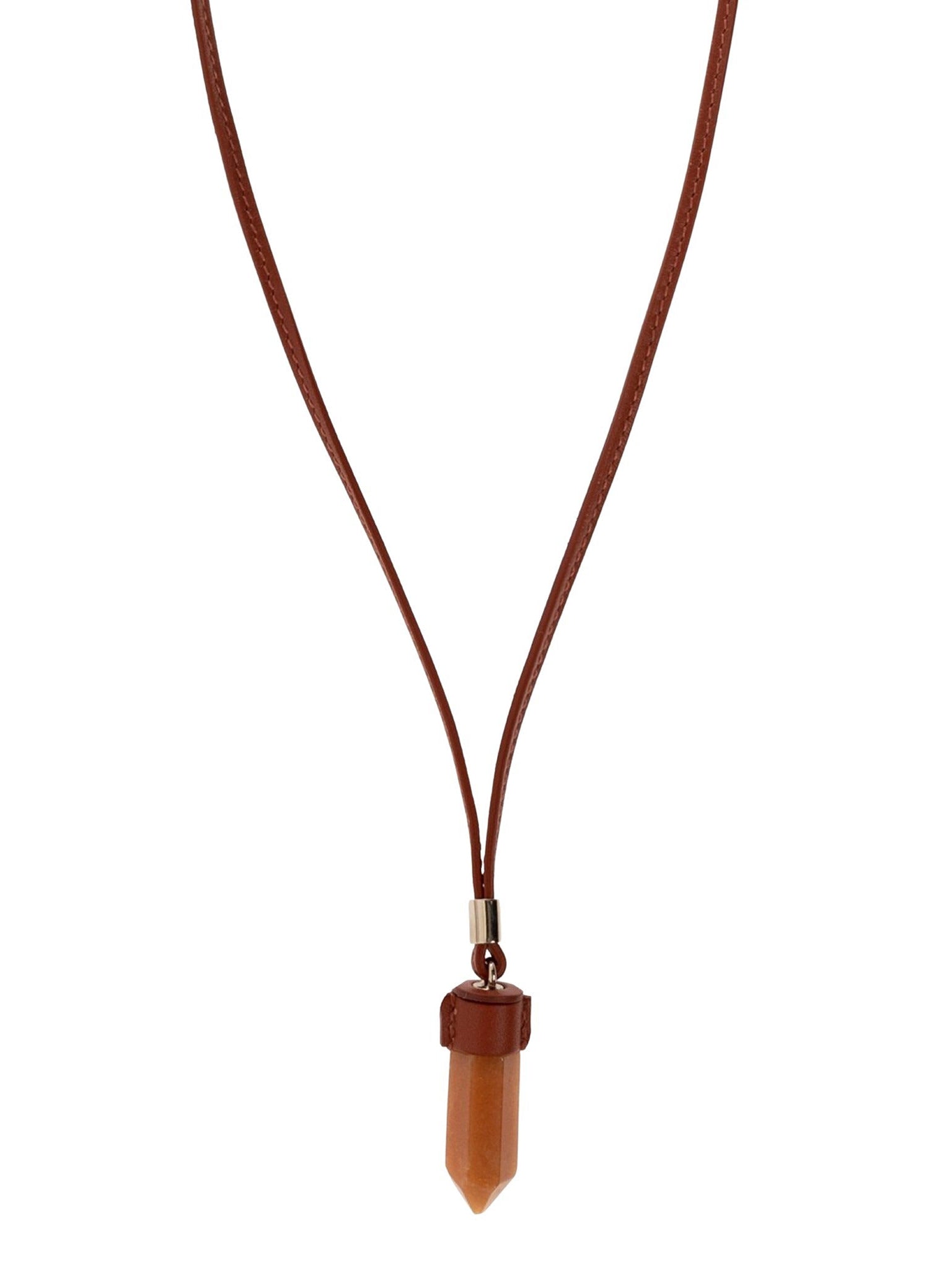 Collier Jemma en laiton - Dark Deep Red