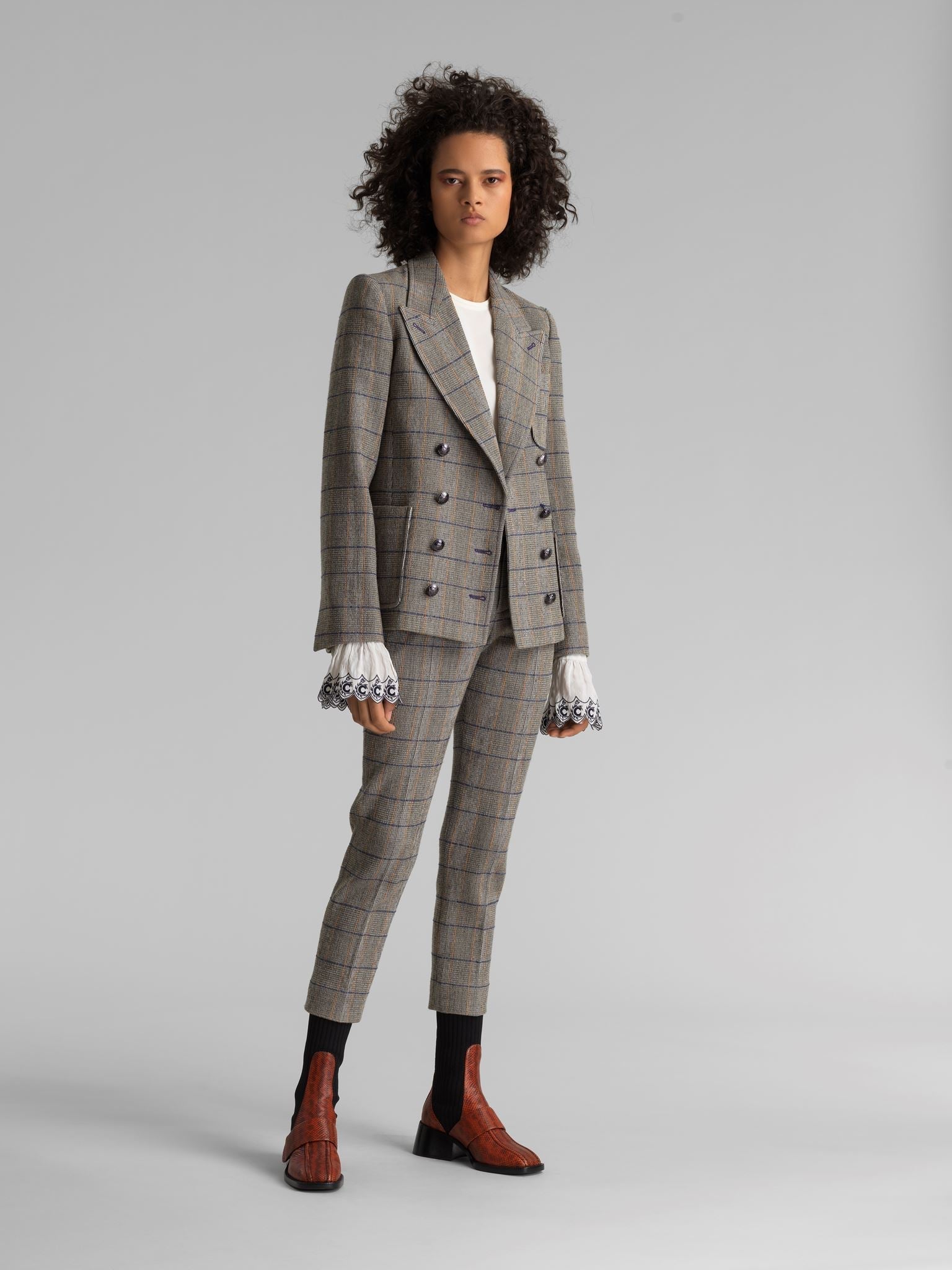 Pantalon court - Kaki Garçonne