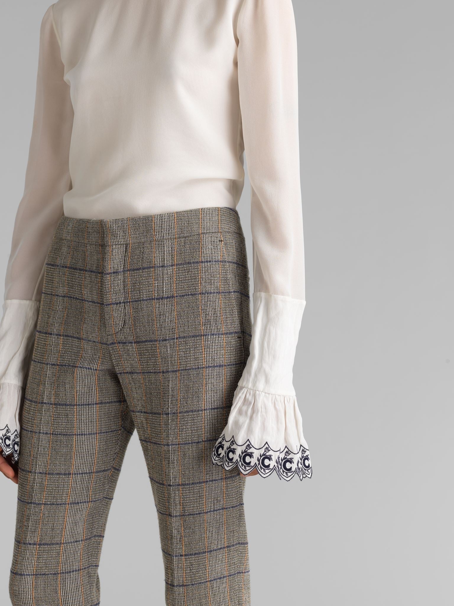 Pantalon court - Kaki Garçonne