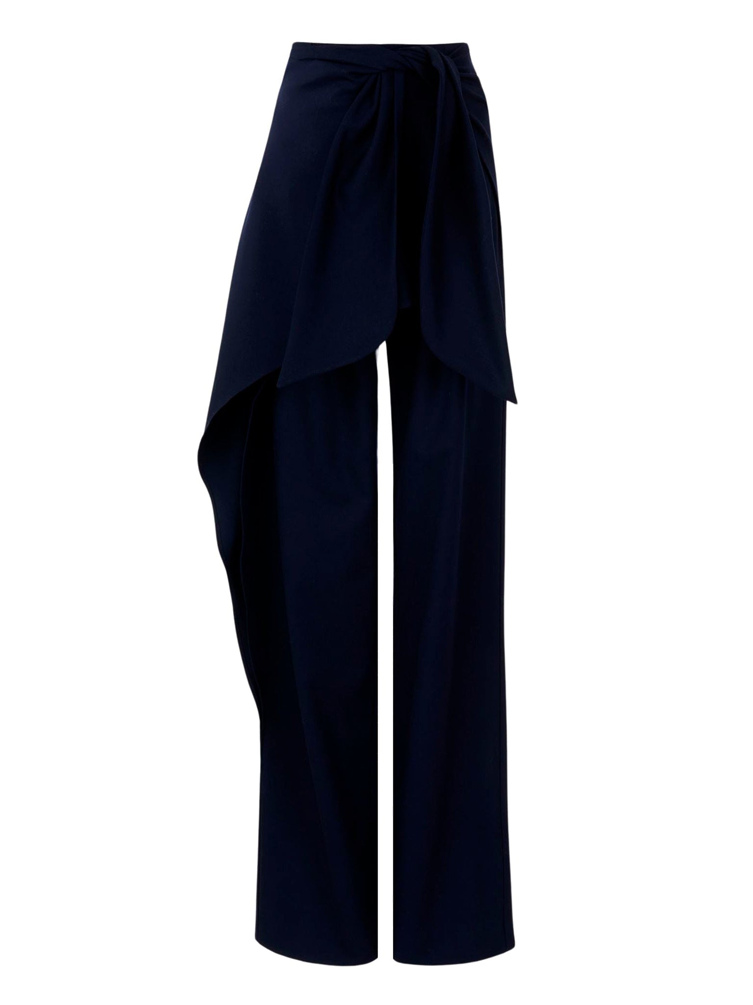 Pantalon noué en soie - Nuit Orageuse