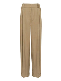 Pantalon carotte en laine - Eternal Grey