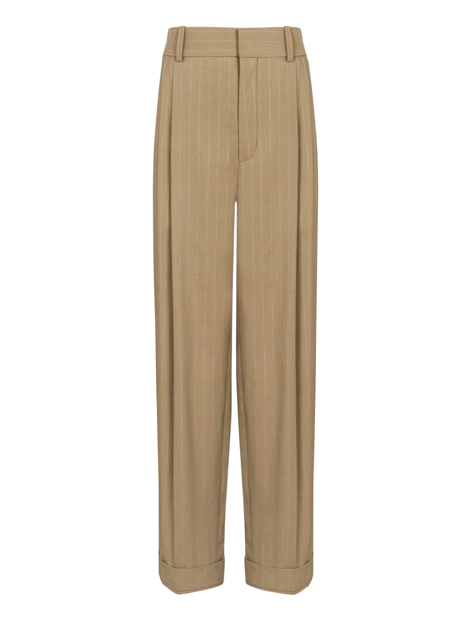 Pantalon carotte en laine - Eternal Grey