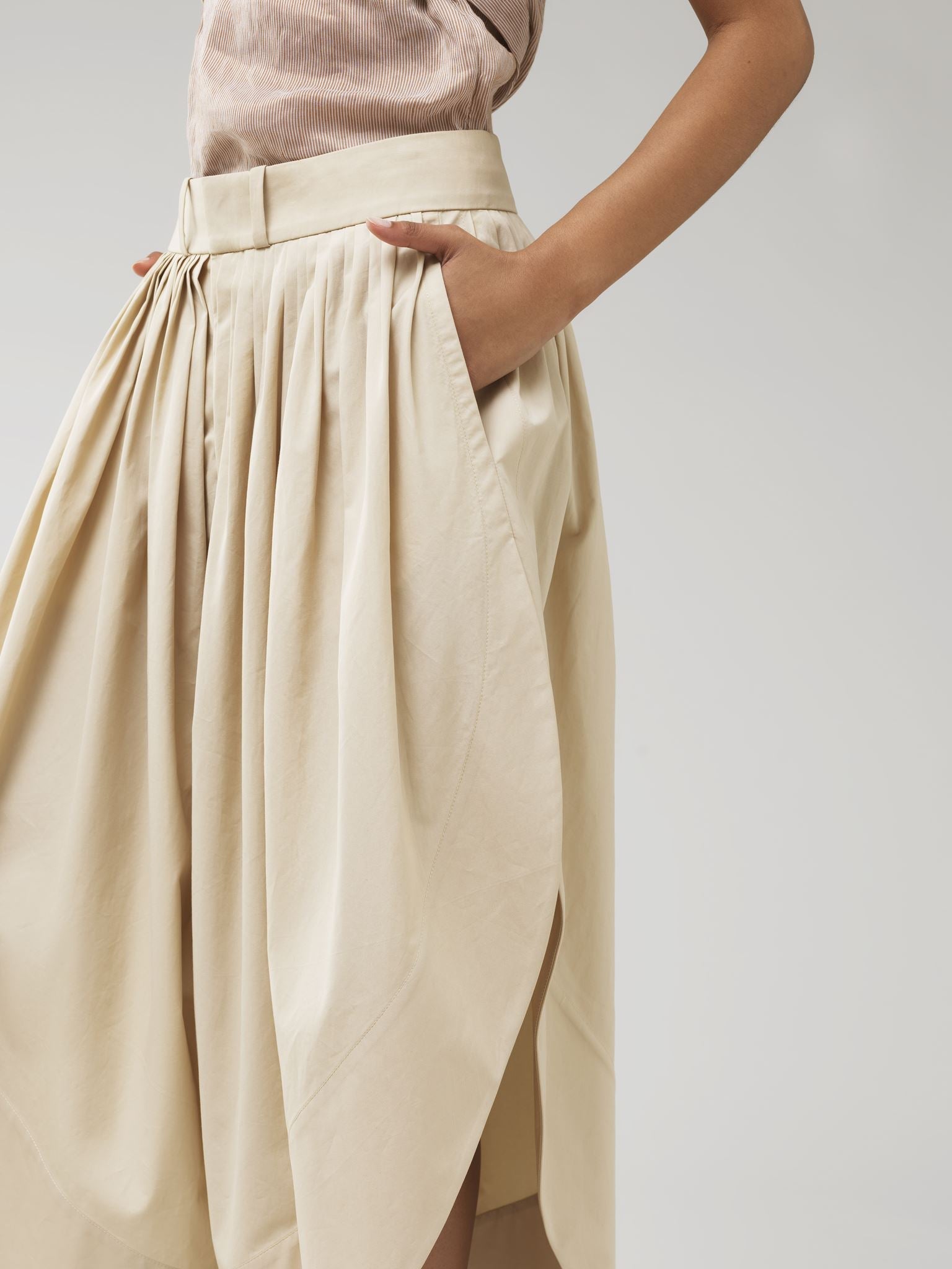 Pantalon tulipe - Soften Brown