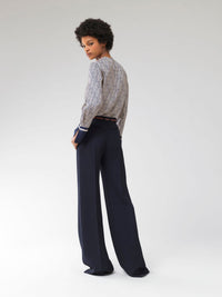 Pantalon évasé - Ink Navy