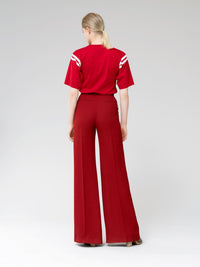 Pantalon évasé - Ocre Rouge