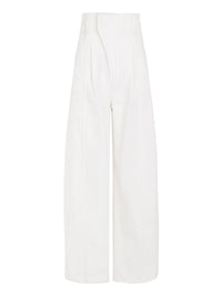 Pantalon large - Blanc
