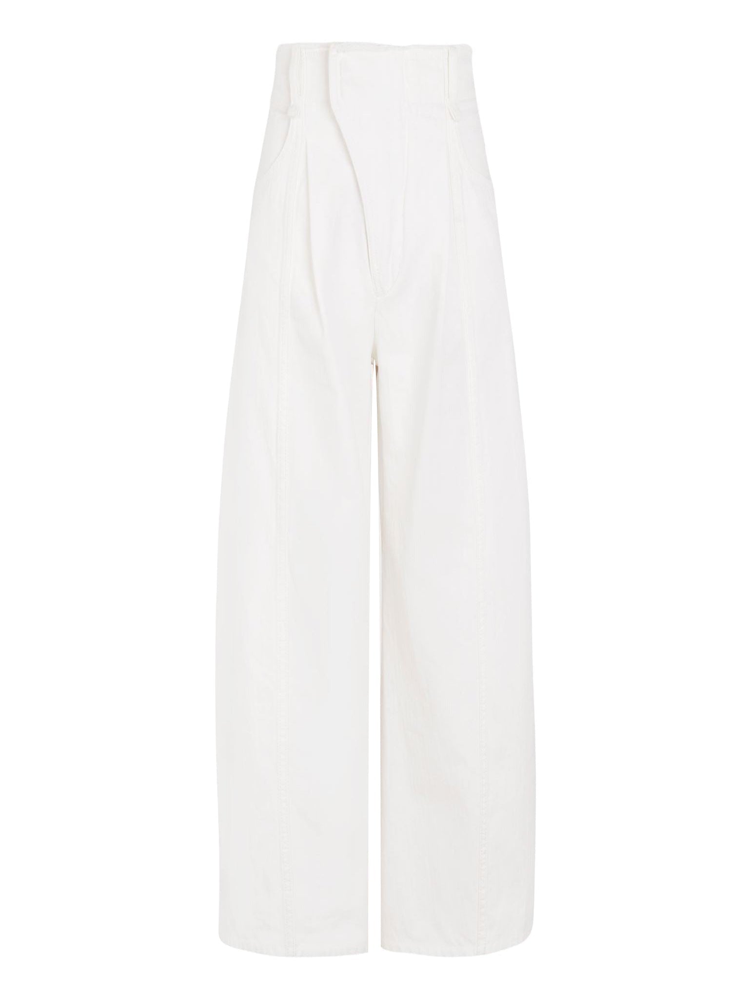 Pantalon large - Blanc
