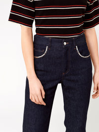 Pantalon bootcut - Iconic Navy
