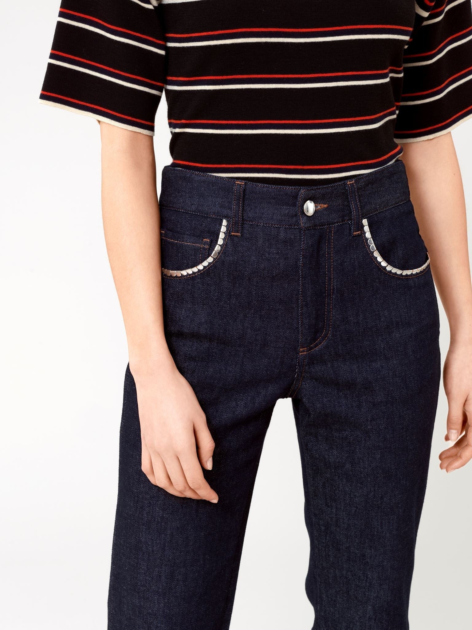Pantalon bootcut - Iconic Navy
