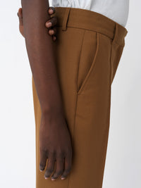 Pantalon bootcut court - Dark Khaki