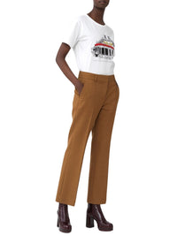 Pantalon bootcut court - Dark Khaki