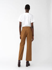 Pantalon bootcut court - Dark Khaki