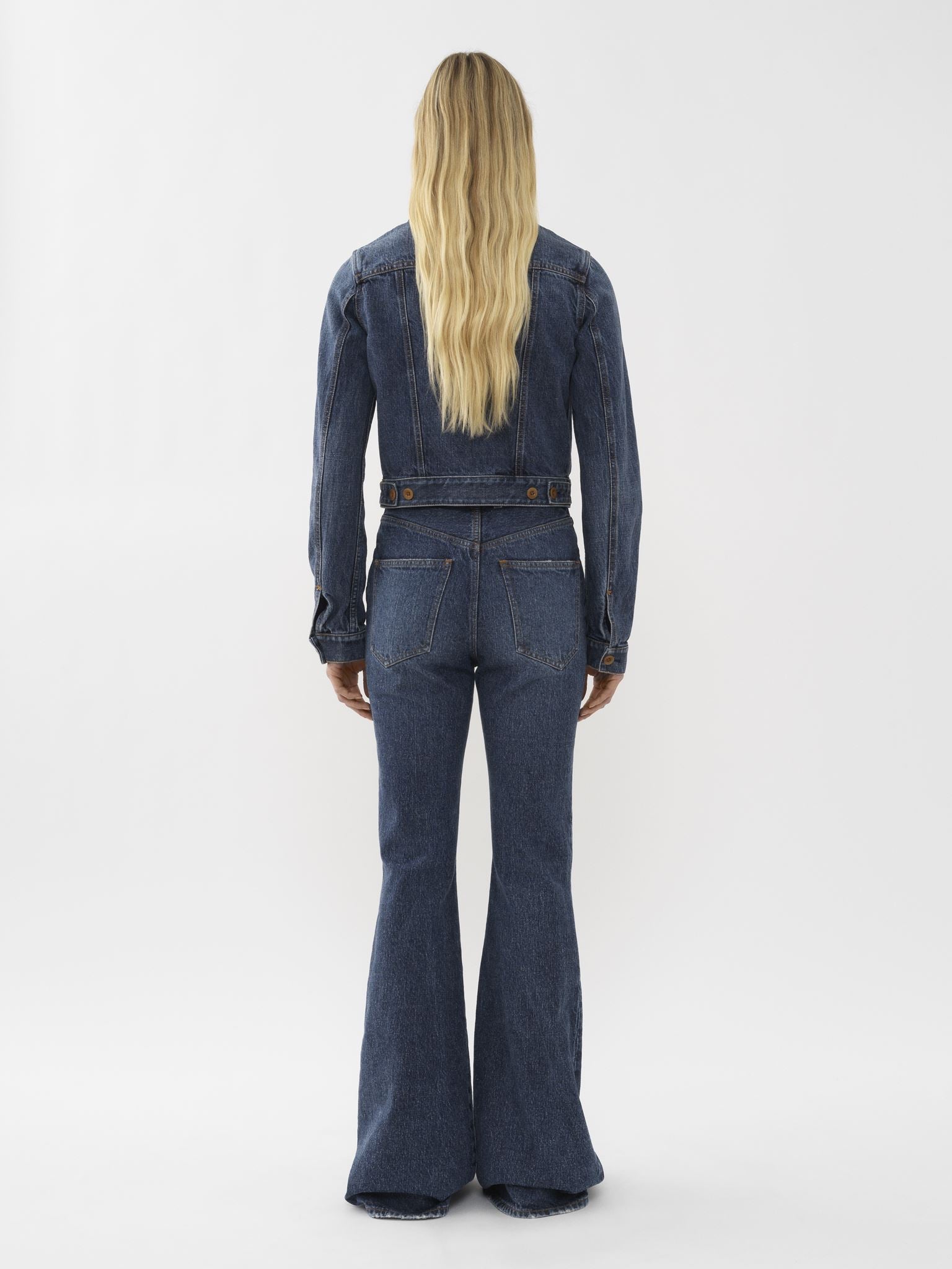 Pantalon cloche Merapi - Dusky Blue
