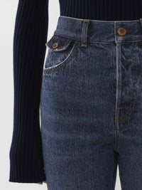 Pantalon cloche Merapi - Dusky Blue