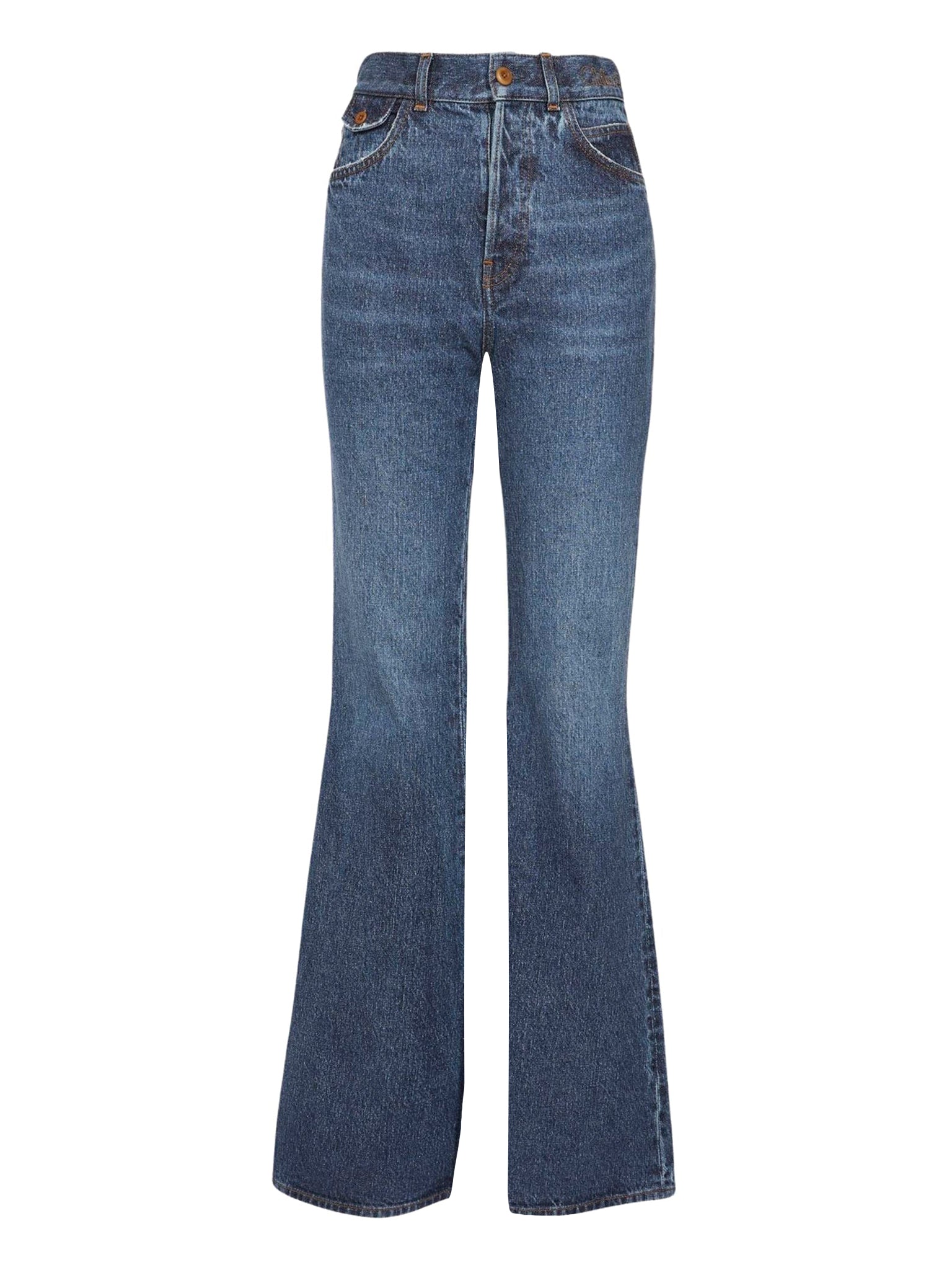 Pantalon cloche Merapi - Dusky Blue