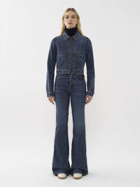 Pantalon cloche Merapi - Dusky Blue