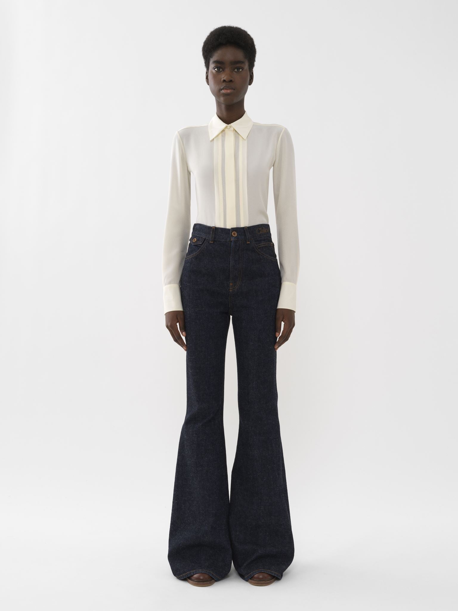 Pantalon cloche Merapi - Iconic Navy