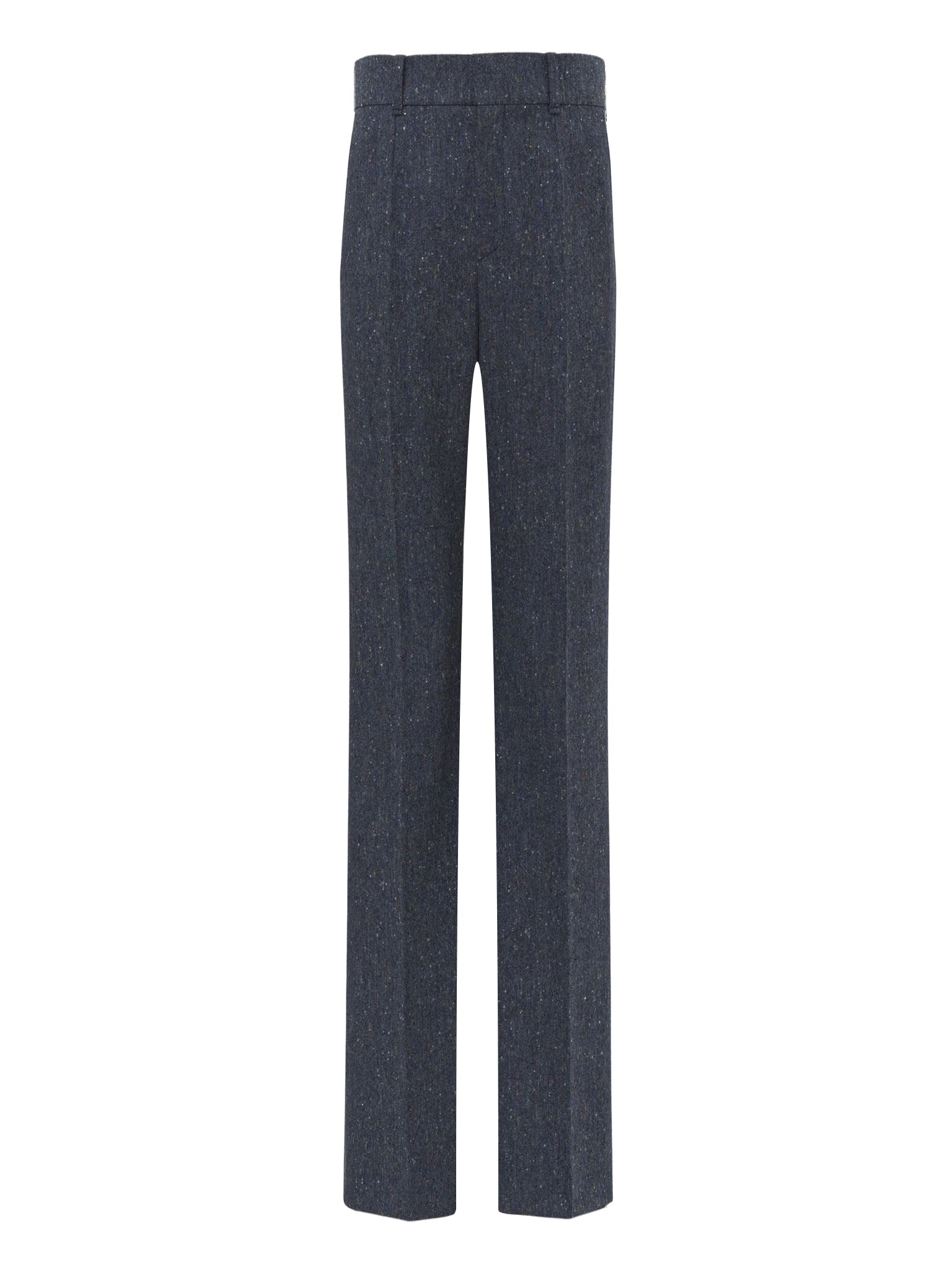 Pantalon évasé en laine - Dusky Blue