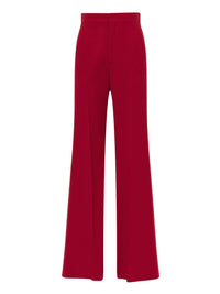 Pantalon évasé en soie - Coup de Coeur Rouge