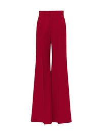 Pantalon évasé en soie - Coup de Coeur Rouge