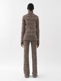 Pantalon évasé en cachemire - Stone Grey