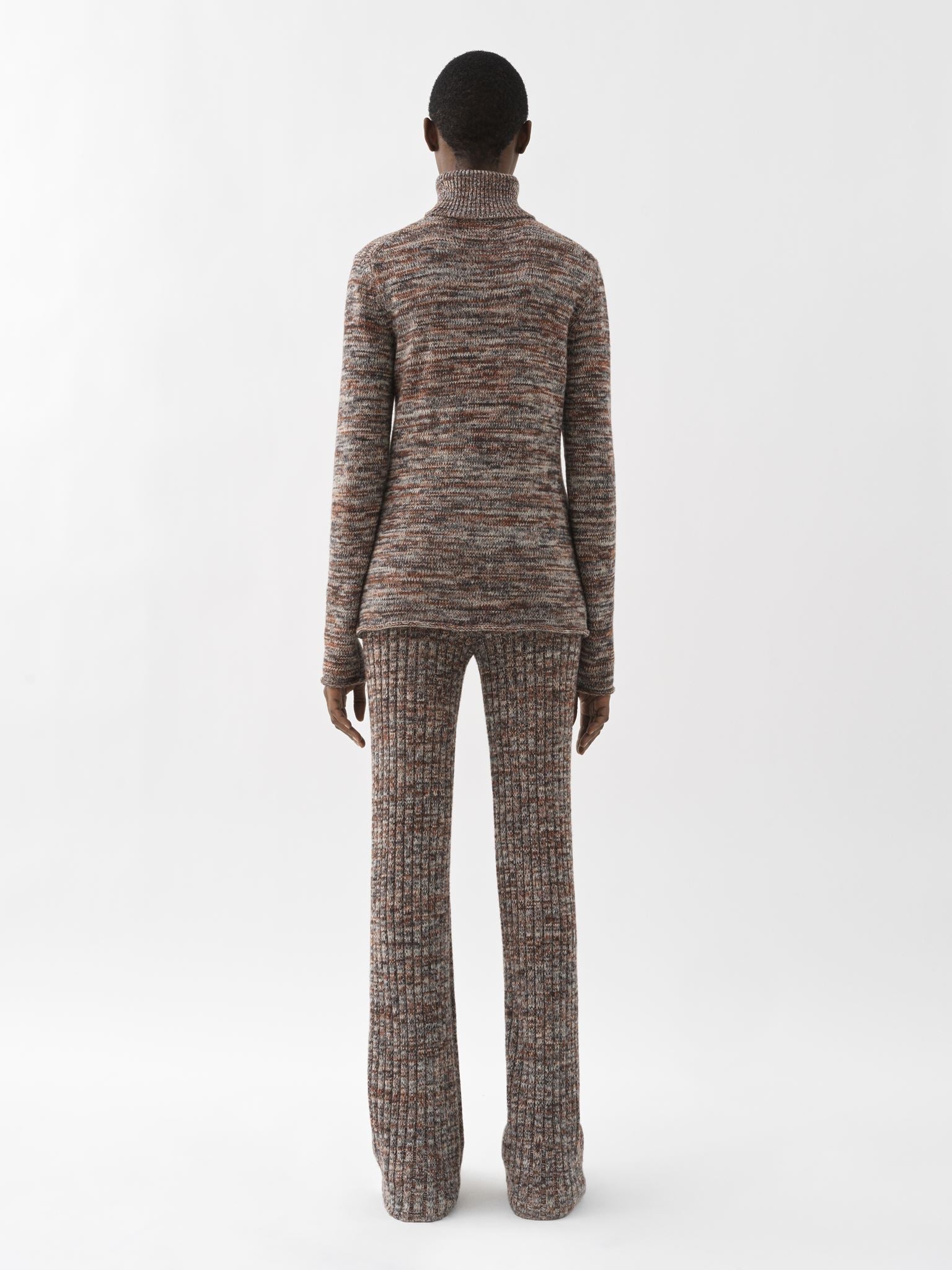 Pantalon évasé en cachemire - Stone Grey