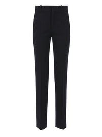 Pantalon cigarette en laine - Ink Navy