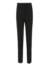 Pantalon de costume droit en laine - Black